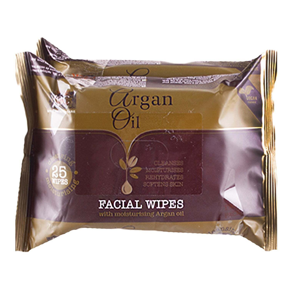 Argan Oil Facial Wipes 50 Wipes